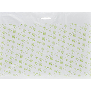 Пакет с вырубной ручкой 60x80 см, 70 мкм, с рисунком, 20 шт/уп.