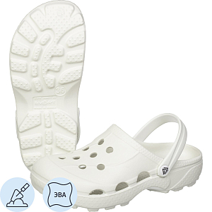 Сабо женские EVART Ола белый/белый р.41