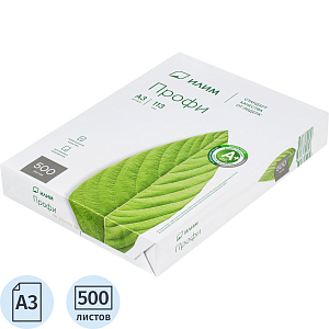 Бумага Илим Профи (А3, марка А, 80 г/кв.м, 500 л) Спб
