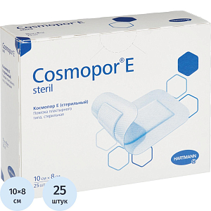 Повязка самок.стер 10х8см 25 шт.,COSMOPOR E steril 9010320