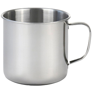 Кружка 350мл нерж.сталь, d=8см h=8см, кт1132