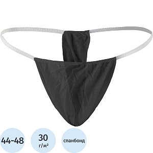 Трусы бикини женские, черные, спанбонд шт/слож 25шт/уп 603-122