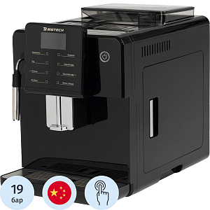 Кофемашина автоматическая BigTech EСM301B, 1,7литра, зерна 250 гр,черная