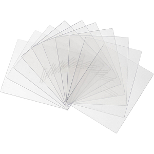 Стекла для маски сварщика покр 115х95мм TOPFORT 10шт/уп