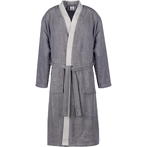 Халат Махровый Мужской  Комус DELRAY Кимоно антрацит, XXL, 300 гр/м2