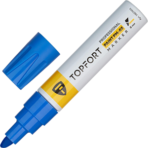 Маркер лаковый Topfort Paint 8 мм синий