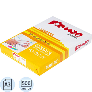 Бумага КОМУС ДОКУМЕНТ Standard (А3, марка С, 80 г/кв.м, 500 л) СПб