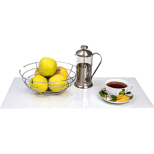 Салфетка на стол 300х450х1, прямоуг, гиб стекло, прозр(VHM-COT304501-invv)