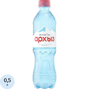 Вода минеральная Легенда Гор Архыз газ ПЭТ 0,5л