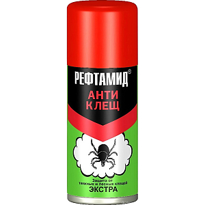 Средство от насекомых Инсектоакарицид Рефтамид Экстра Антиклещ 100 мл_СПБ
