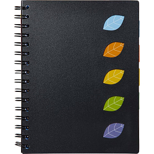 Бизнес-тетрадь А5,120 л,спираль,клетка Office Creative