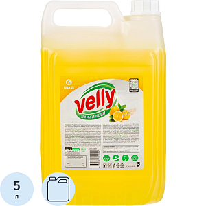 Средство для мытья посуды Velly 5л Лимон_