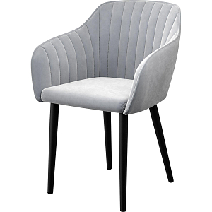 Кресло UD_Шандон СМ12/1, 9005 черн.муар/velutto 52 (гейнсборо)