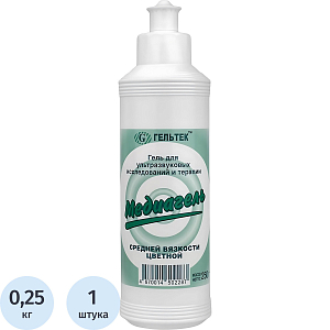 Гель для УЗИ МЕДИАГЕЛЬ 250г/бут. средней вязкости (цв.)