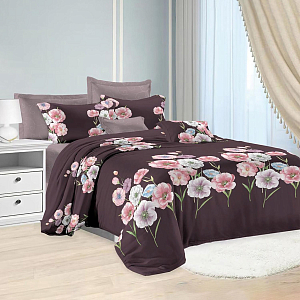 Постельное белье 1,5сп FELICITA микросат,(нав.70х70-2 шт)-1171 Полонез