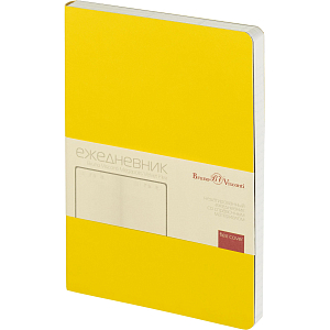 Ежедневник недатированный А5, 136л, MEGAPOLIS FLEX желтый 3-531/14
