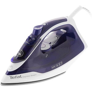 Утюг Tefal FV2837E0, 2400ВТ, белый/синий