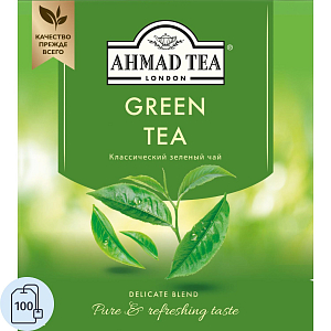 Чай Ahmad Green Tea зеленый 100пак/уп 478