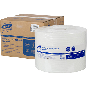 Материал протирочный нетканый Luscan Professional 60г 25х34см 1100л/рул бел