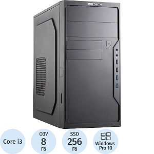Системный блок BigTech PC S3002 i3-13100/H610/8GB/SSD256/W10P