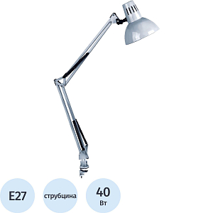 Светильник Camelion KD-312C03 серебро E27 40W