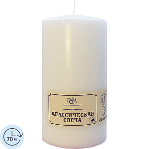 Свеча 150x70 белая