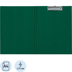 Папка-планшет д/бумаг Attache A4 зеленый с верхней створкой