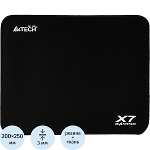 Коврик для мыши A4Tech X7 Pad X7-200MP черный 250x200x3мм