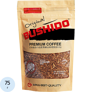 Кофе Bushido Original растворимый, сублим., 75г