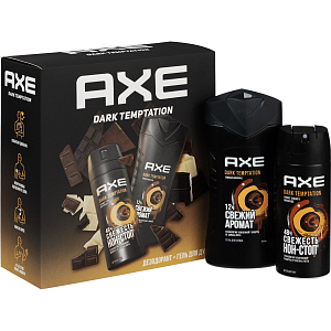 Подарочный набор AXE Dark temptation муж,150+250мл