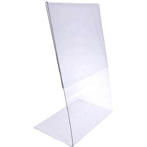 Ценникодержатель настольный из акрила верт L-образная ACR-PRICERA5, 1шт/уп