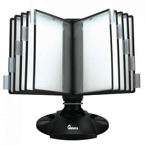 Демосистема настольная FDS008 вращ. пластик 10 пан.,черный