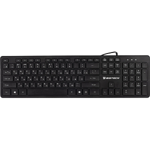 Клавиатура C-KB002 черная, USB, 104кн BT-JKB-001/C-KB002