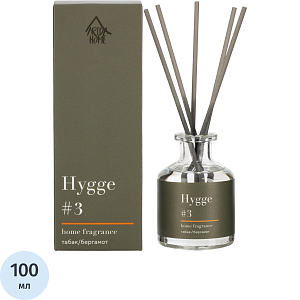 Аромадиффузор с палочками Hygge #3 Табак /Бергамот 100 мл 100-053