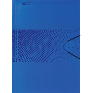 Папка на резинках Attache  Digital, синий