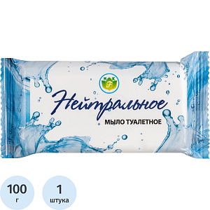 Мыло туалетное Нейтральное в цв уп 100 гр