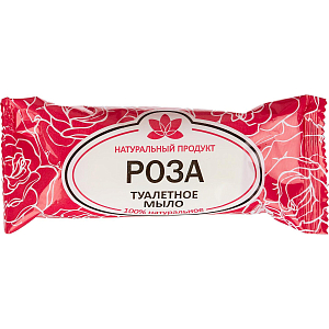 Мыло туалетное 75г Роза